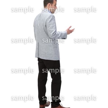 Cutout People　ビジネス　AA_154