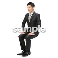 Cutout People　パーティー座る人　DD_412