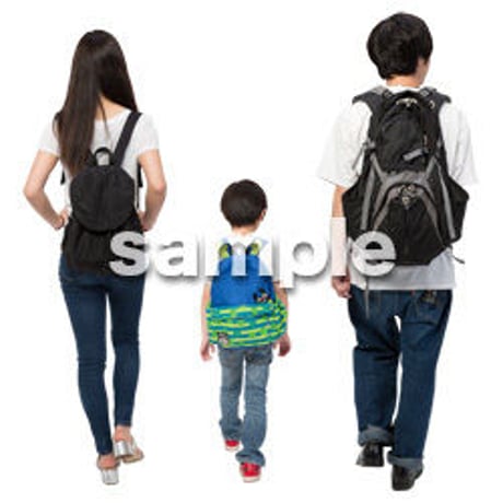 Cutout People　ファミリー　GG_110