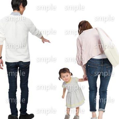 Cutout People　ファミリー　GG_115