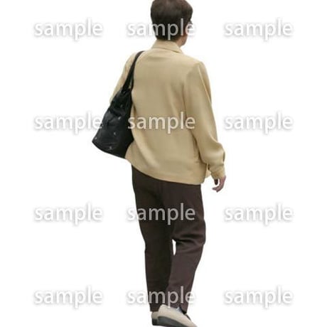 人物切抜き素材　シニア編　C_236