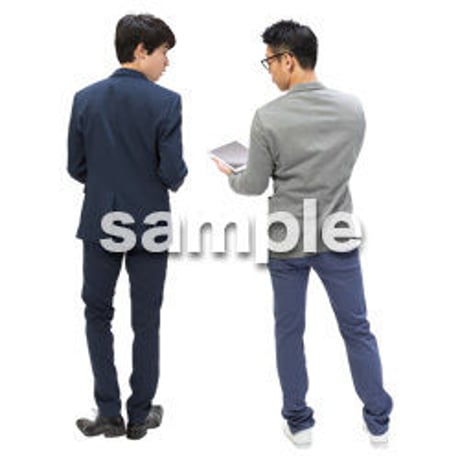 Cutout People　ビジネス-日本人　EE_145