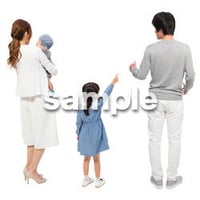 Cutout People　4人ファミリー　GG_440