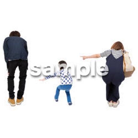 Cutout People　ファミリー　GG_185