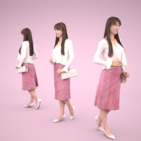 3D人物素材  [Posed]  005_Rika