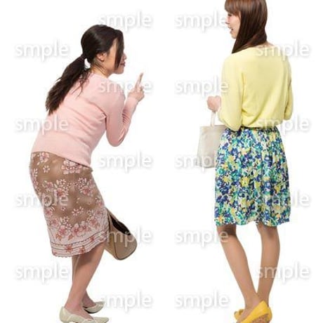 Cutout People　女性ペア　JJ_314