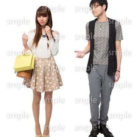 Cutout People　ショッピング　JJ_111