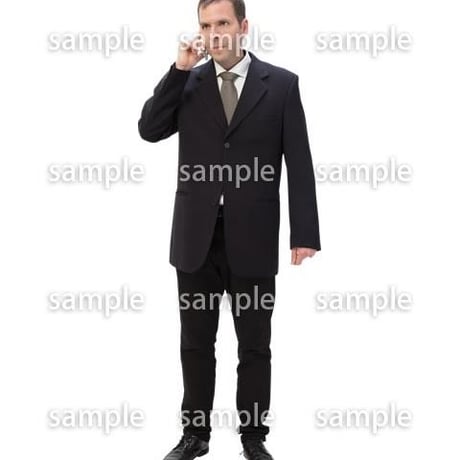 Cutout People　ビジネス　AA_121