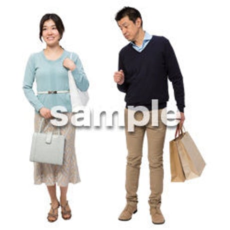 Cutout People　ショッピング　JJ_171