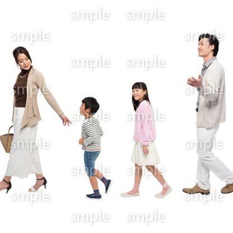 Cutout People　4人ファミリー　GG_248