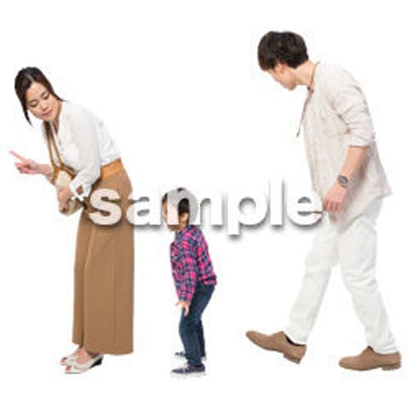 Cutout People　ファミリー　GG_158