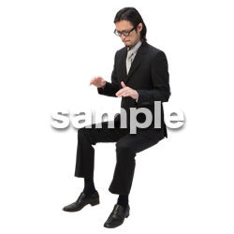 Cutout People　ビジネス　AA_442