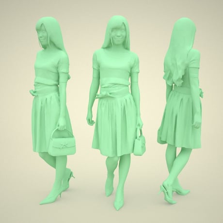 3D人物素材 [Posed]  077_Yui
