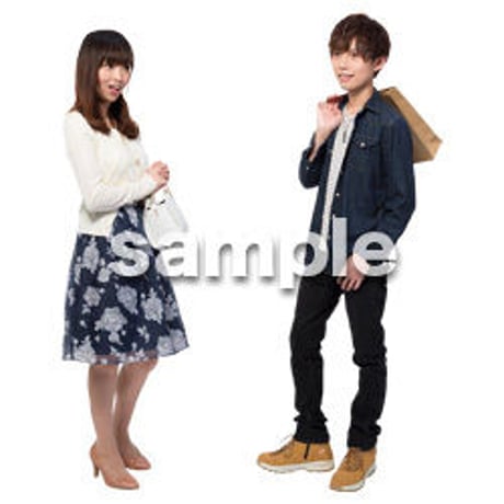 Cutout People　ショッピング　JJ_147