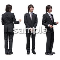 人物切抜き素材　ショップスタッフ　T_515