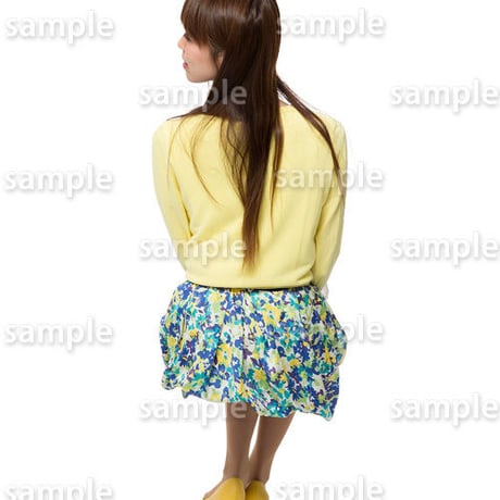 人物切抜きセット☆座る女性　1_set169