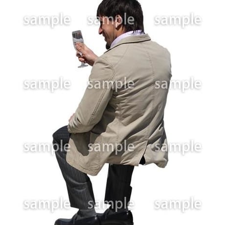 Cutout People　外国人カジュアル　BB_409