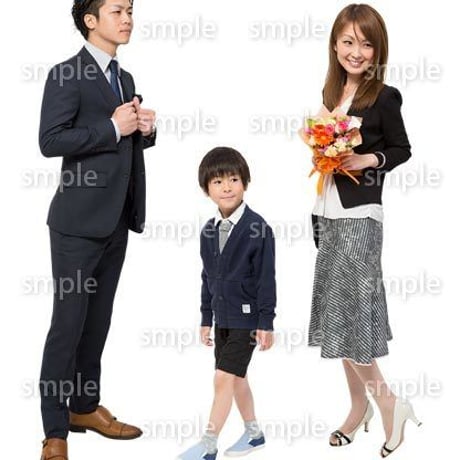 Cutout People　ファミリー　GG_012