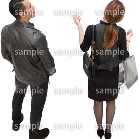 Cutout People　鳥瞰　人物　FF_060