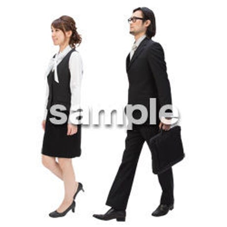 Cutout People　ビジネス-日本人　EE_007