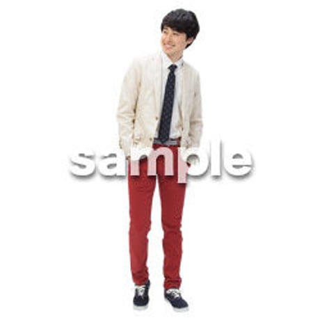 Cutout People　日本人カジュアル　BB_181