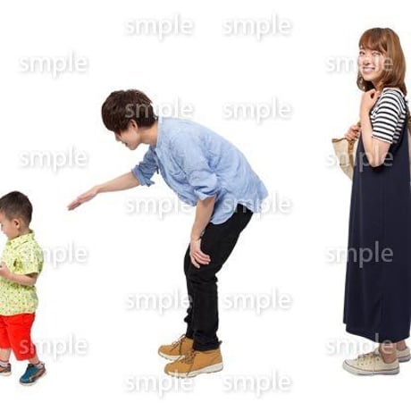 Cutout People　ファミリー　GG_153