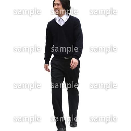 人物切抜き素材　ベーシックファッション編　P_486