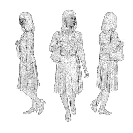 3D人物素材 [Posed]   019_Kana