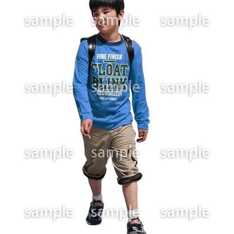 人物切抜き素材　キッズ・スクール編　O_331