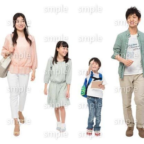 Cutout People　4人ファミリー　GG_271