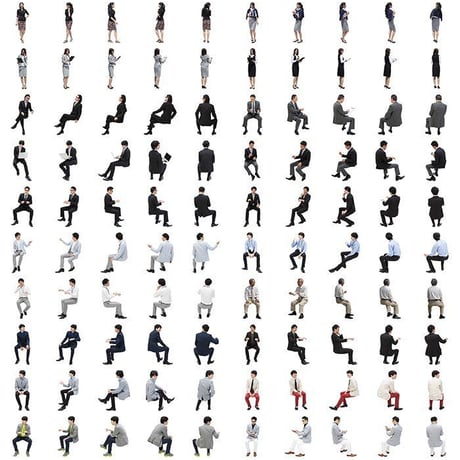 05Cutout People ビジネスV2 [ダウンロード版]