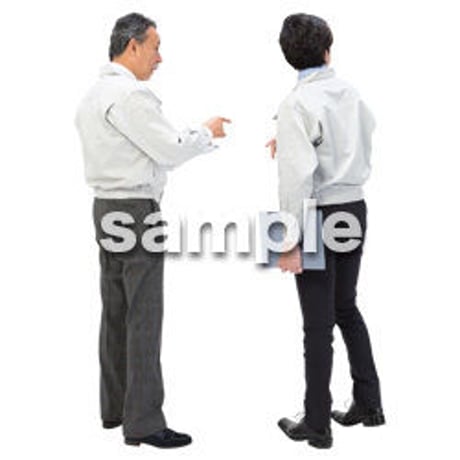 Cutout People　ビジネス-日本人　EE_059
