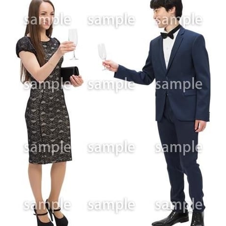 Cutout People　パーティー　DD_097