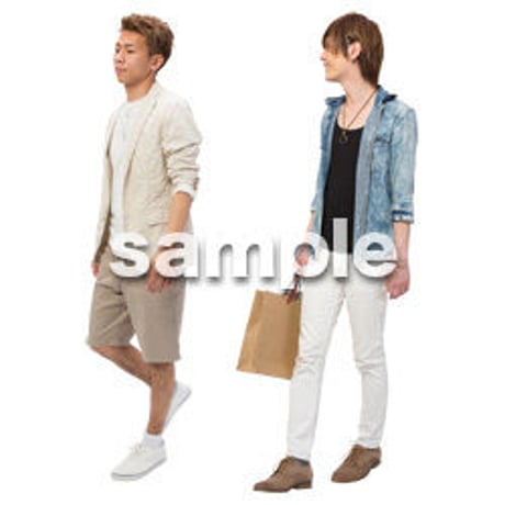 Cutout People　男性ペア　JJ_362