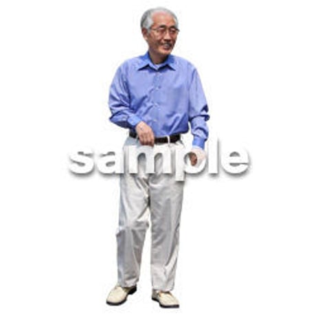 人物切抜き素材　シニアライフ編　R_216