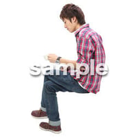 Cutout People　日本人カジュアル　BB_423
