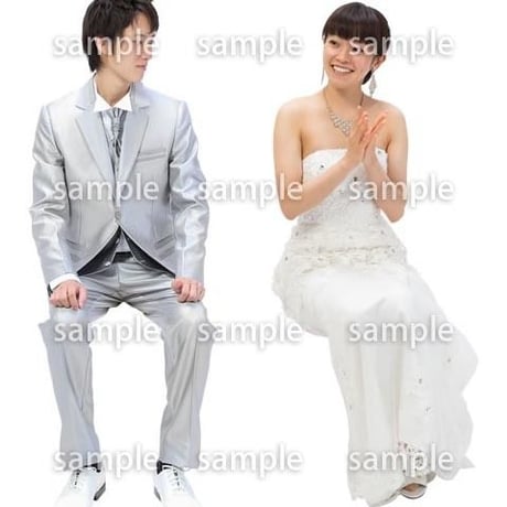 Cutout People　ウェディング　DD_043
