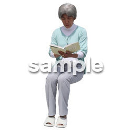 人物切抜き素材　シニアライフ編　R_361