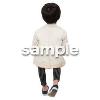 Cutout People　座る　男の子　LL_545