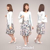 3D人物素材 [Posed]   019_Kana