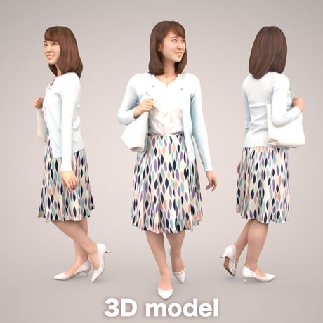 3D人物素材 [Posed]   019_Kana