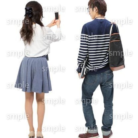 Cutout People　ショッピング　JJ_195