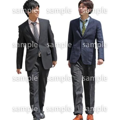 人物切抜き素材　ベーシックファッション編　P_071