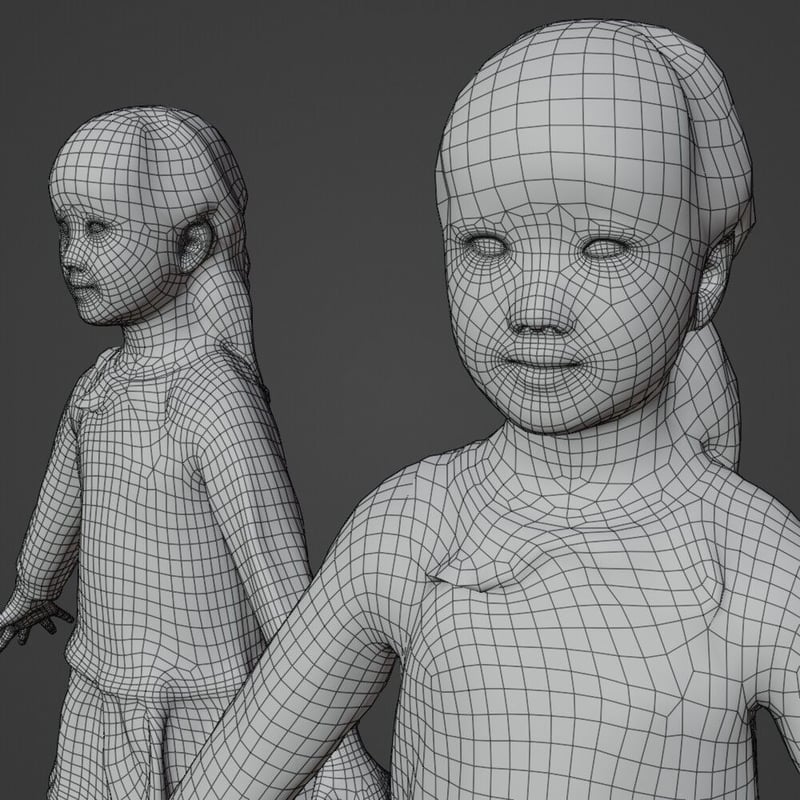 3D人モデルAポーズ 241_Emi K(靴下) | NO-N-NO 人物切り抜き素材