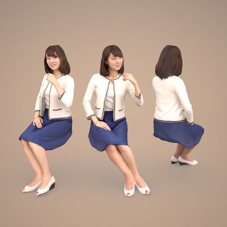 3D人物素材-ポーズド  10個セット 005_Posed-set