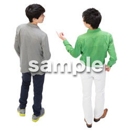Cutout People　鳥瞰　人物　FF_065
