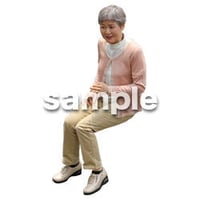 人物切抜き素材　シニア介護編　S_473