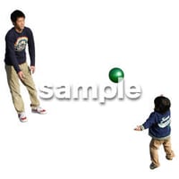 人物切抜き素材　リビング・散歩編　I_391