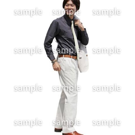 人物切抜き素材　ベーシックファッション編　P_413