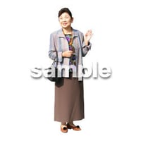 人物切抜き素材　シニア編　C_338